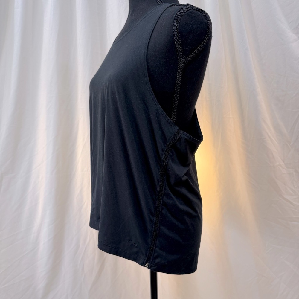 CHAMPION Racerback Tank Top, Black